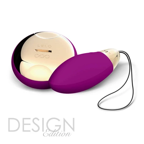 Lelo - Lyla 2 Design Edition - 6+2 funkciós, prémium, wireless vibrotojás (USB) - sötét lila