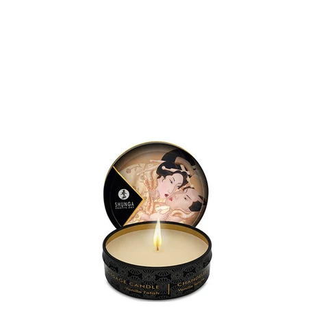 Shunga - Mini Massage Candle - illatosító és masszázsgyertya (30ml) - vanilia