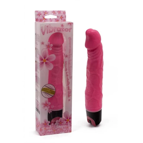 Debra - Multi Speed Vibrator 2 - élethű G-pont vibrátor (24cm) - pink