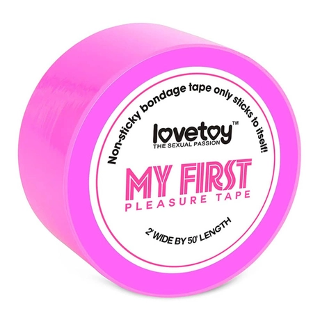 Lovetoy - My First Pleasure Tape - Bondage szalag (5m) - fukszia