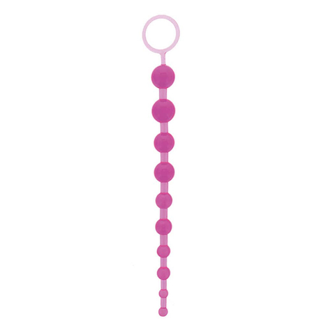 Nmc - Oriental Jelly Butt Beads 10,5" - 10 szemes análsor (lila)