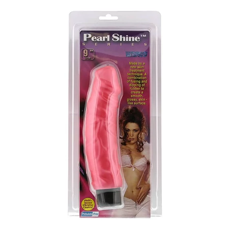 Nmc - Pearl Shine 9&quot; - élethű G-pot vibrátor (22,8cm) - pink