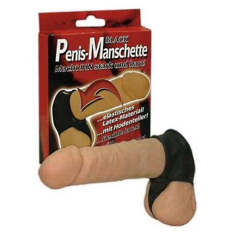 Orion - Penis Cuff - pénisz és herehám (fekete)
