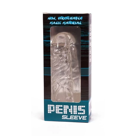Debra - Penis Sleeve - élethű péniszköpeny (áttetsző)