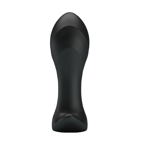 Pretty Love - Anal Plug Massager - 12 funkciós vibrációs análkúp (USB) - fekete