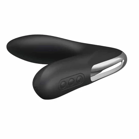 Pretty Love - Leonard - 12 funkciós prosztata és gátmasszírozó vibrátor (USB) - fekete