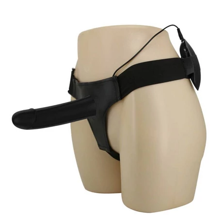 Pretty Love - Vito - üreges, távirányítású, felcsatolható vibrátor (17,3cm) - fekete