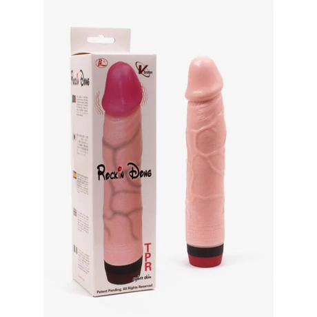 Debra - Rockin Dong 1 - élethű vibrátor (21,5cm) - natúr