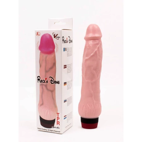 Debra - Rockin Dong 3 - élethű vibrátor (21,5cm) - natúr