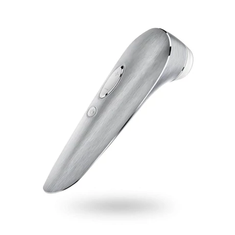 Satisfyer - Luxury High Fashion - prémium, léghullámos csiklóizgató (USB) - ezüst