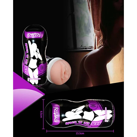 Lovetoy - Sex In A Can - Vagina Stamina Tunnel - élethű vagina maszturbátor (natúr)
