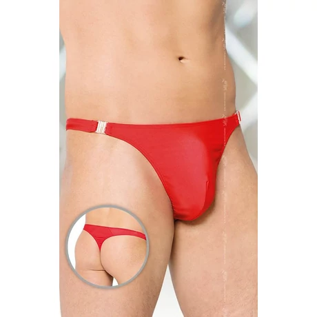 Softline - Thong 4432 - erotikus férfi tanga (L) - piros