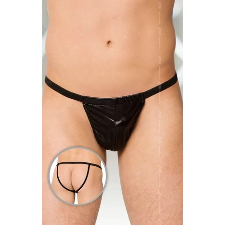 Softline - Thongs 4506 - erotikus férfi tanga (S/L) - fekete