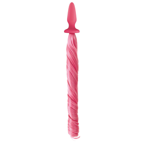 NS Toys - Unicorn Tails - anális izgató unikornis farokkal - pasztel-pink