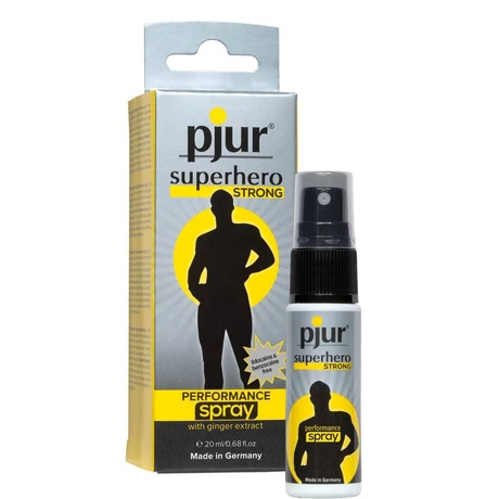 Pjur® - Superhero Strong - Perfomance Spray - prémium erekciófokozó spray férfiaknak (20ml)