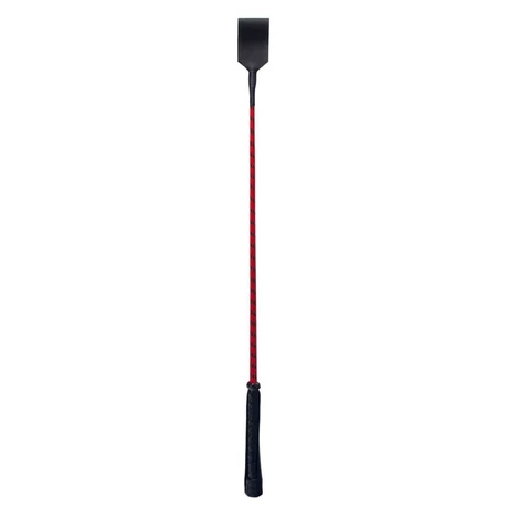 Devil Sticks - Crop Polished Leather 26 inch - fényezett, bőr paskoló (piros/fekete)