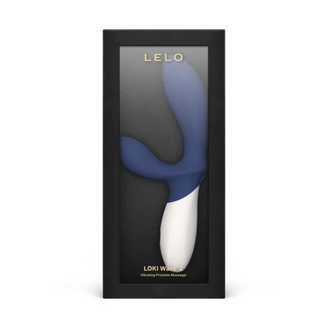 Lelo - Loki Wave 2 Basic - 12 funkciós, prémium csiklóizgató és G-pont vibrátor (USB) - kék