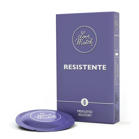 Love Match Resistente -  High performance óvszer 6 db/csomag