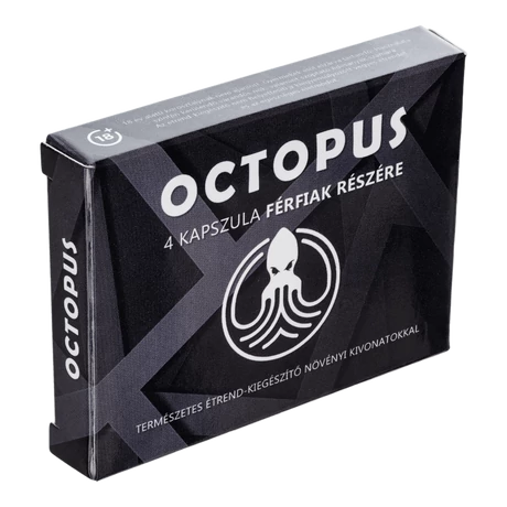 Octopus - potencianövelő kapszula férfiaknak (4db/cs)