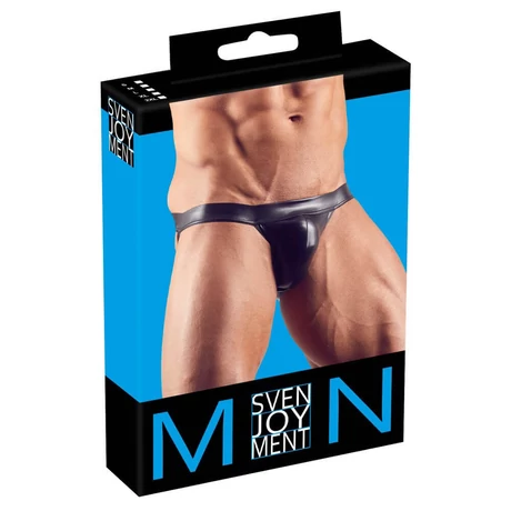 Svenjoyment - Men's Jock S - fényes alsónadrág (S) - fekete