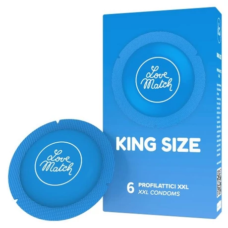 Love Match - King Size - XXL gumióvszer (6db/cs)