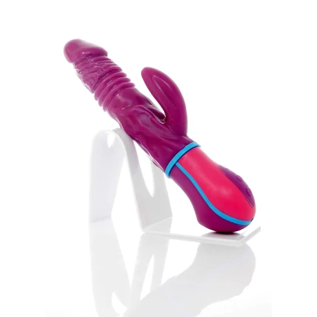 Boss Series - Neptune - élethű,  rotációs csiklóizgató vibrátor Up&amp;Down funkcióval (USB) - lila