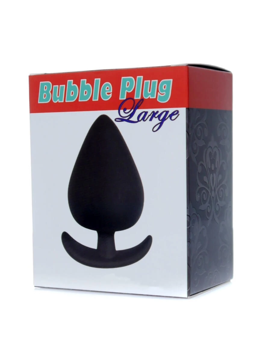 B - Series EasyLove - Bubble Plug Large - análdugó (fekete)