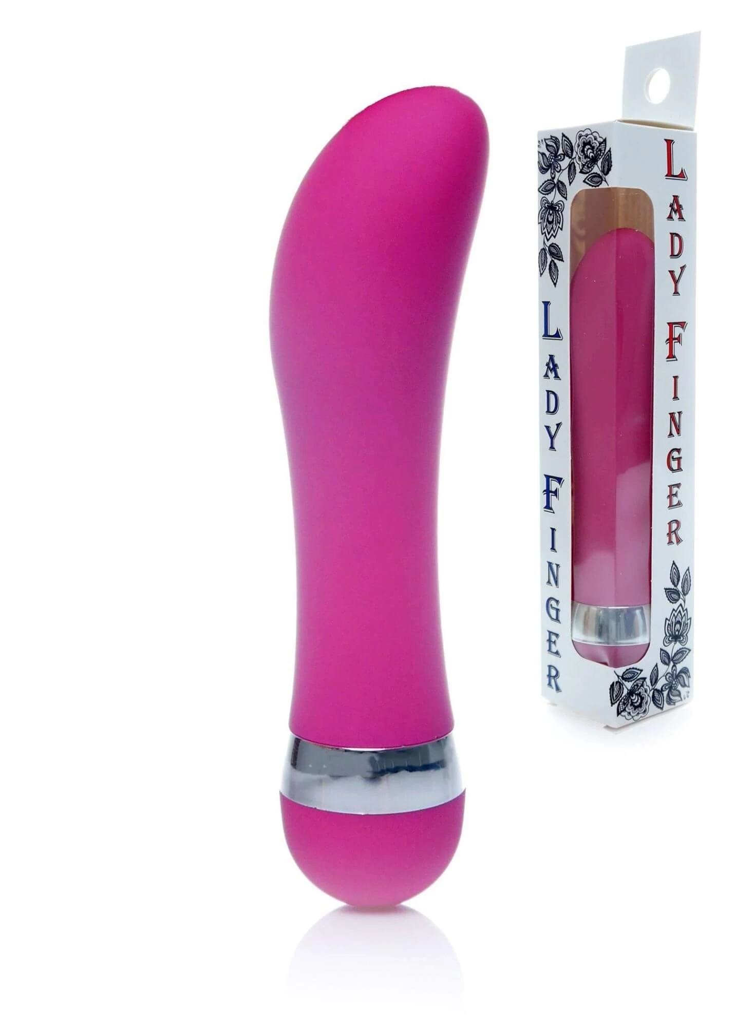 B - Series Lyla - Lady Finger Mini Wand -  mini csiklóizgató vibrátor (pink)