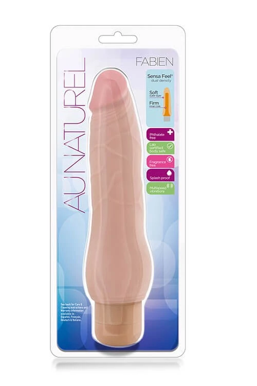Blush - Au Naturel - Fabien Beige - élethű vibrátor (22,8cm) - testszínű