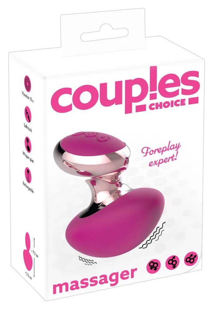 Couples Choice - Massager - 10 funkciós, mini masszírozó vibrátor (USB) - lila