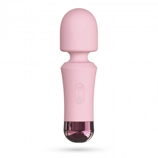 Crushious - Wanda Mini Rechargeable Wand - 10 funkciós mini masszírozó vibrátor (pink)