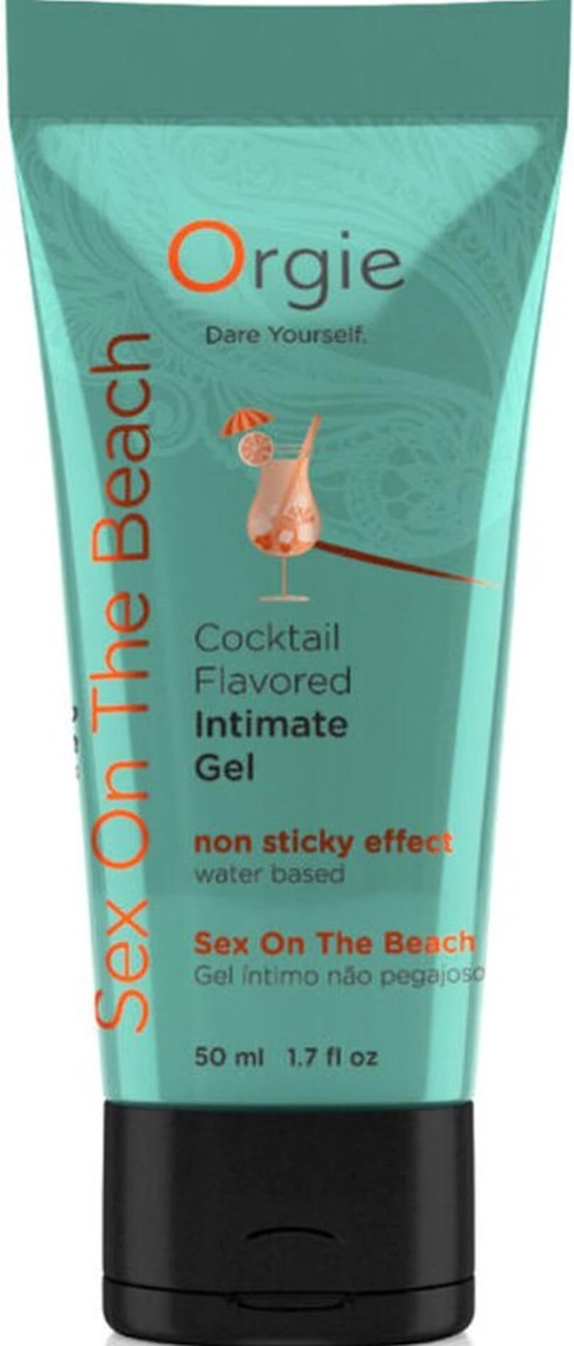 Orgie -  Lube Tube Cocktail Sex on the Beach - ízesített vízbázisú síkosító (50ml)