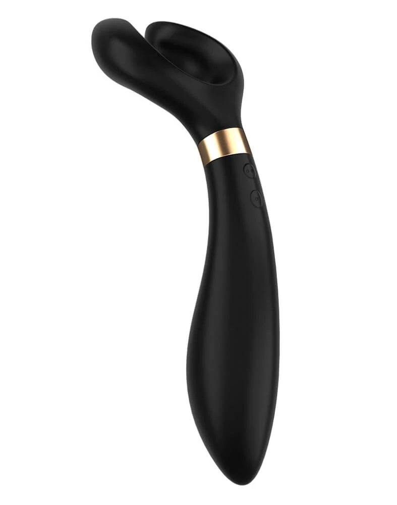 Satisfyer - Endless Fun - prémium, kétágú, multifunkciós masszírozó és vibrátor (USB) - fekete