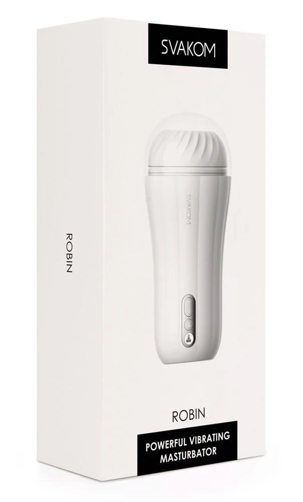 Svakom - Robin - prémium, 5 funkciós, extra erős maszturbátor (USB)