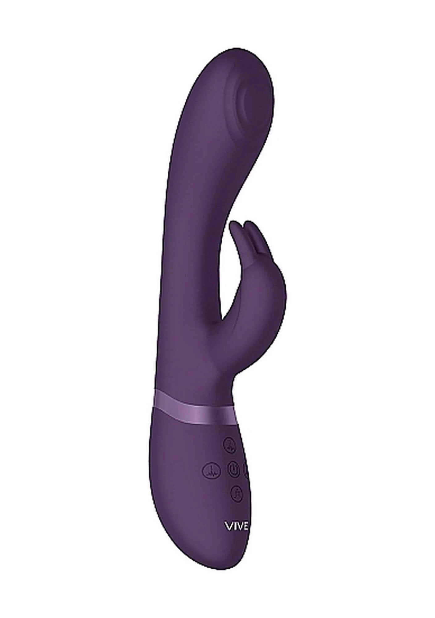 Vive - Cato - Pulse G-spot Rabbit - 10 funkciós, nyuszifüles csiklóizgató és G-pont vibrátor (USB) - lila