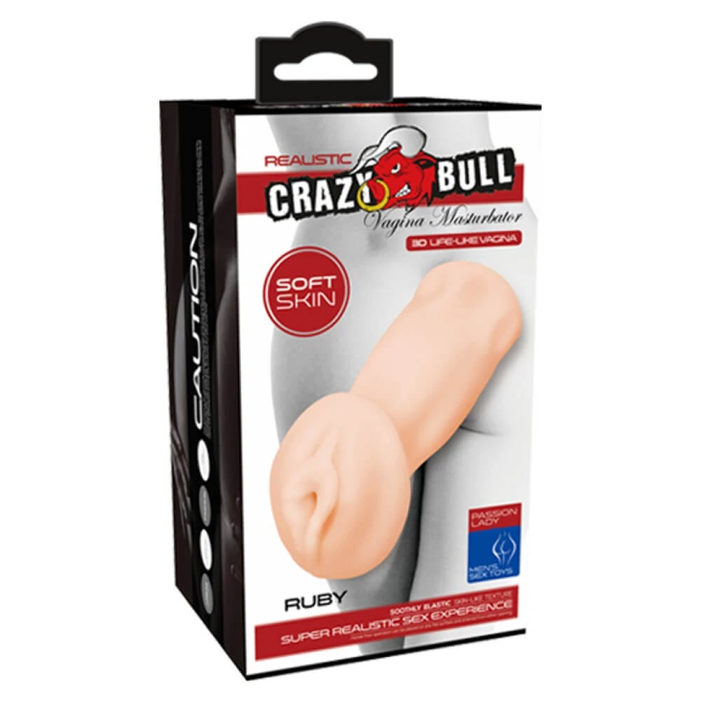 Crazy Bull - Vagina Masturbator  - élethű maszturbátor (vagina) - natúr