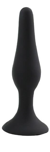 Guilty Toys - Vivian Sexxify Anal Plug - kis méretű, szilikon análkúp (10,5cm) - fekete