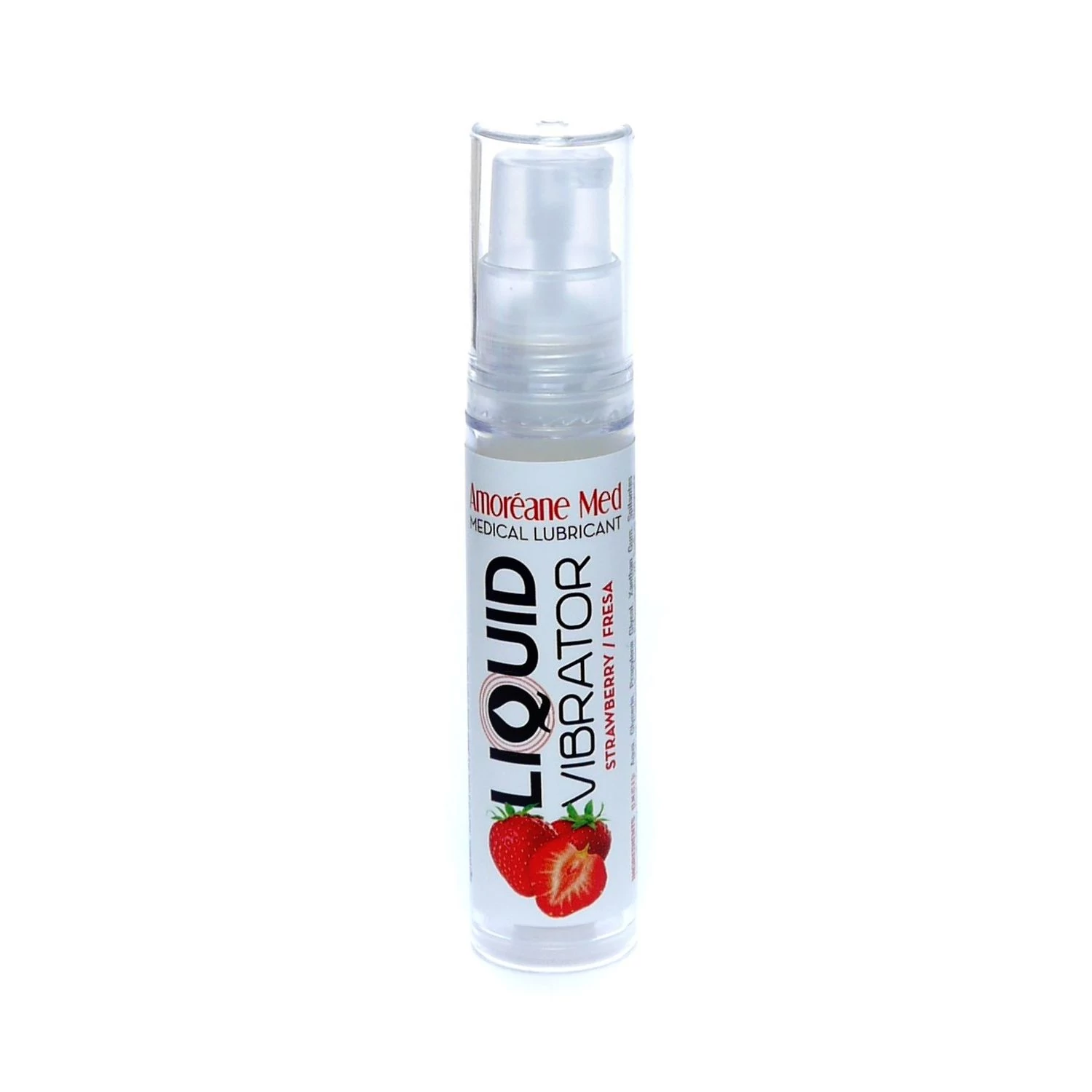 Amoréane - Liquid Vibrator Strawberry - folyékony vibrátor (10ml) - eper