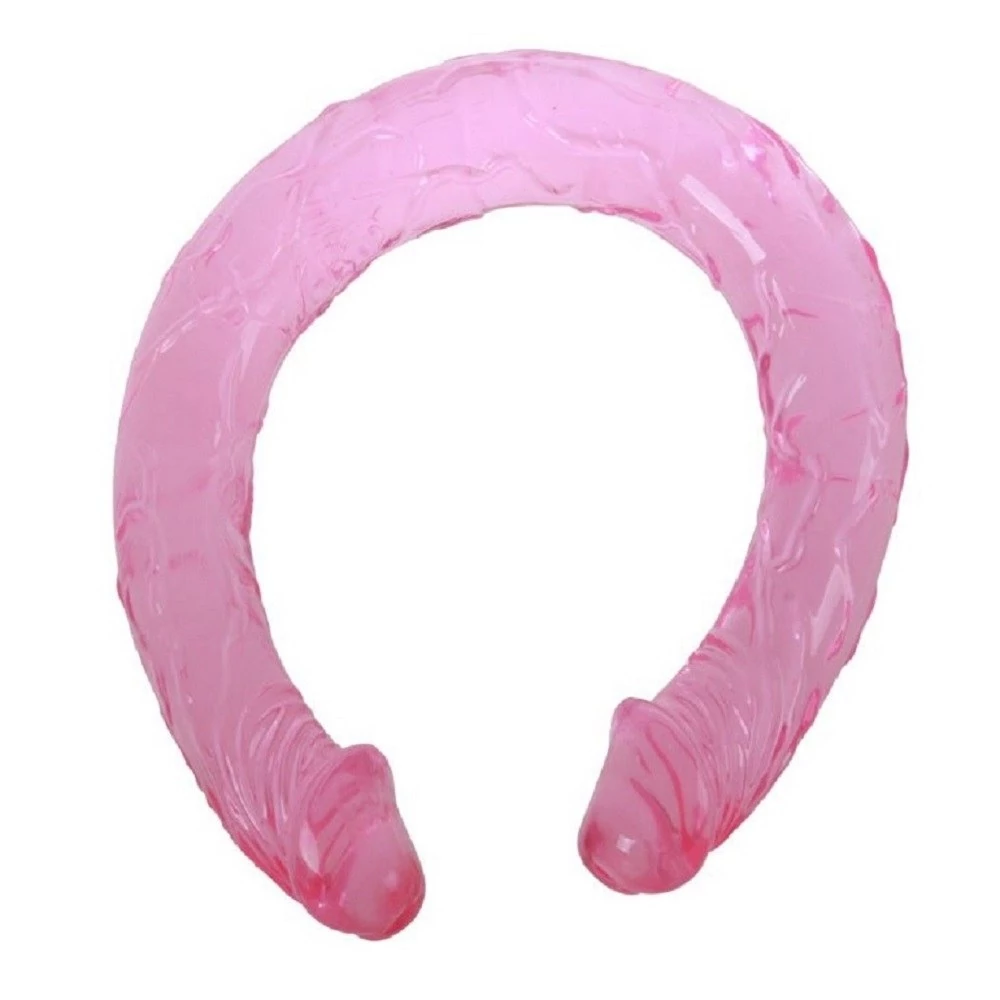 Baile - Double Dong - duplavégű, élethű dildó (44,5cm) - pink