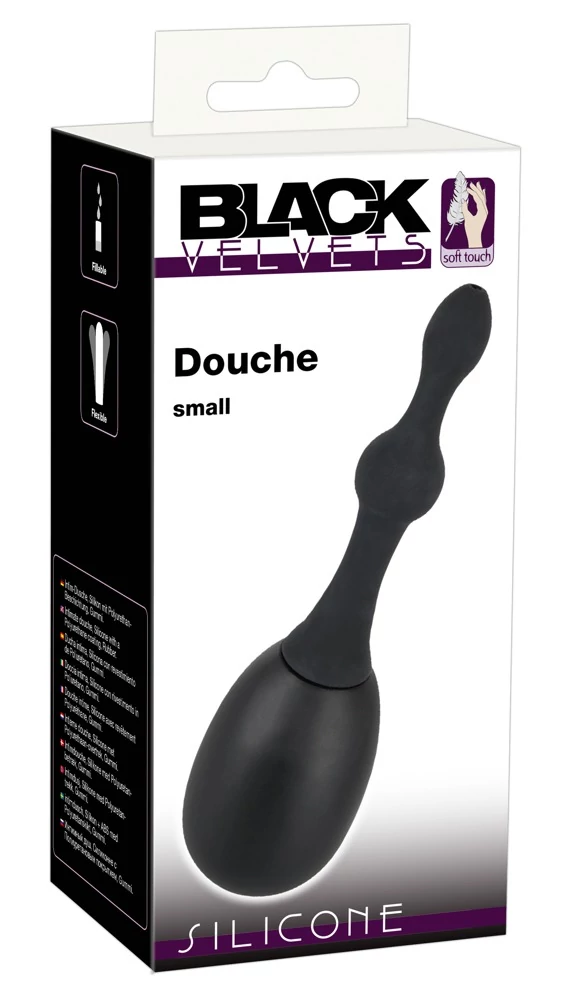 Black Velvets - Douche - kis análzuhany (fekete)