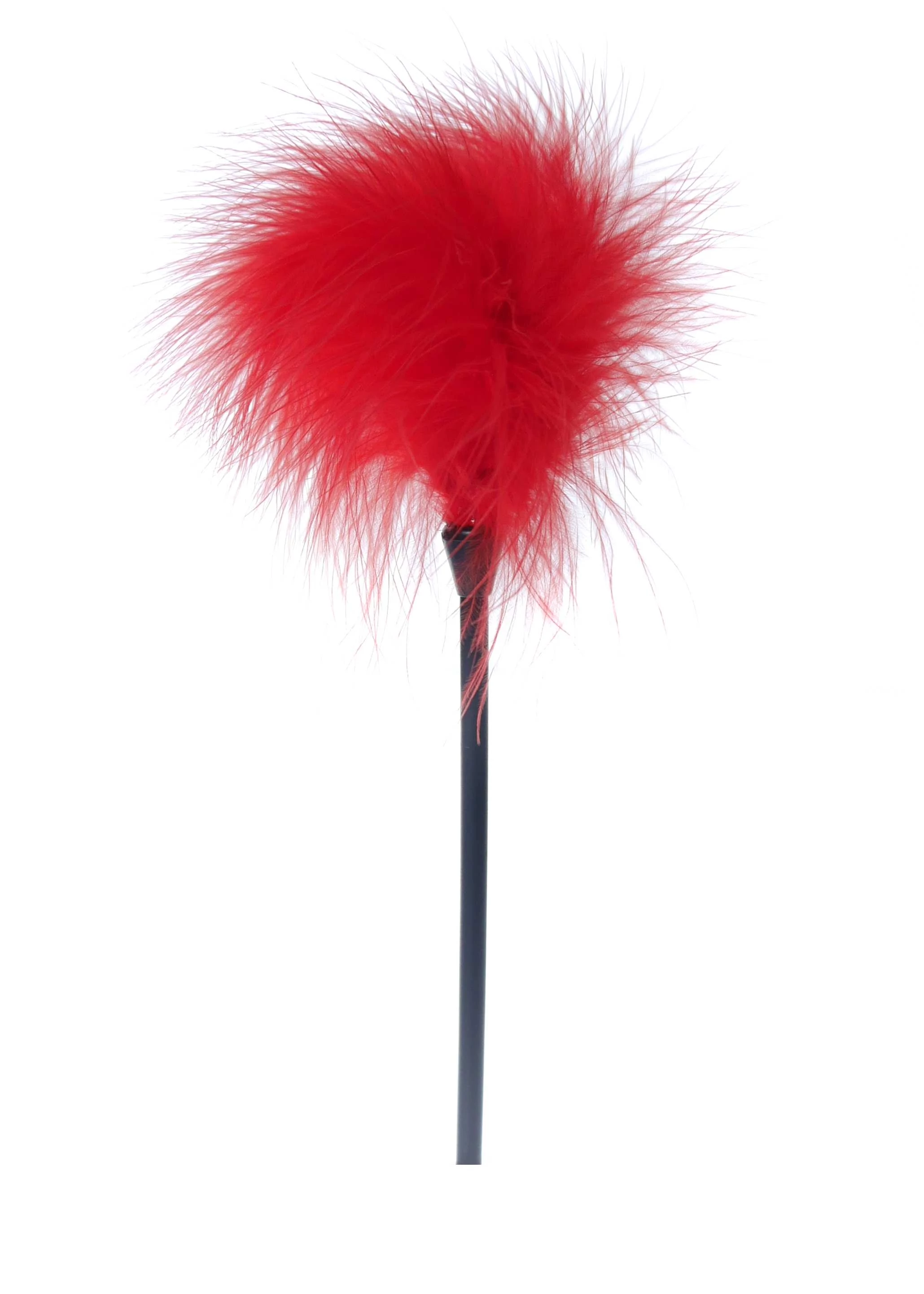 Boss Series - Fetish - Feather Tickler - madártollas csiklandozó (piros)