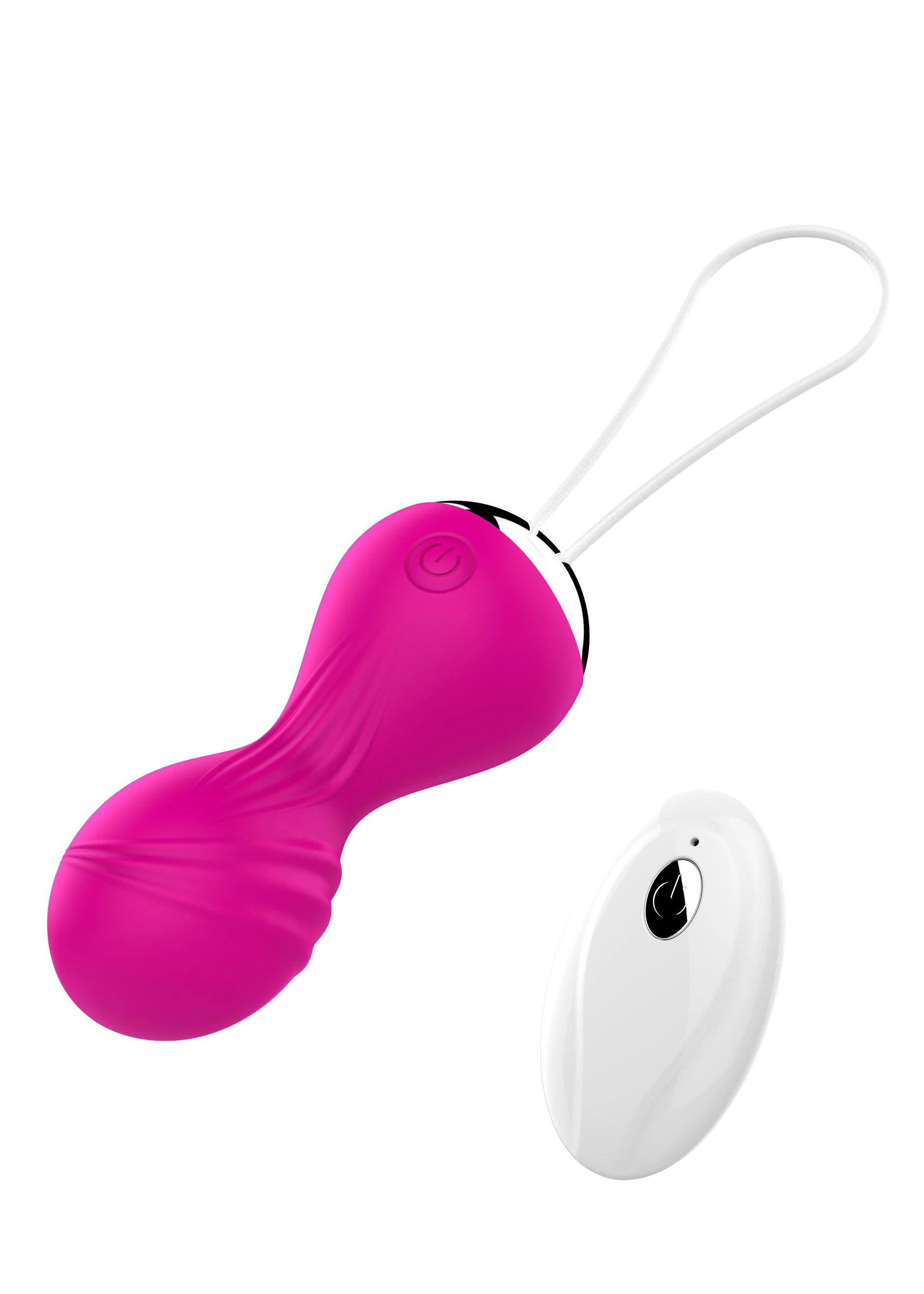 Boss Series - Kegel Balls - 10 funkciós, wireless, vibrációs Kegel labda duó (USB) - pink