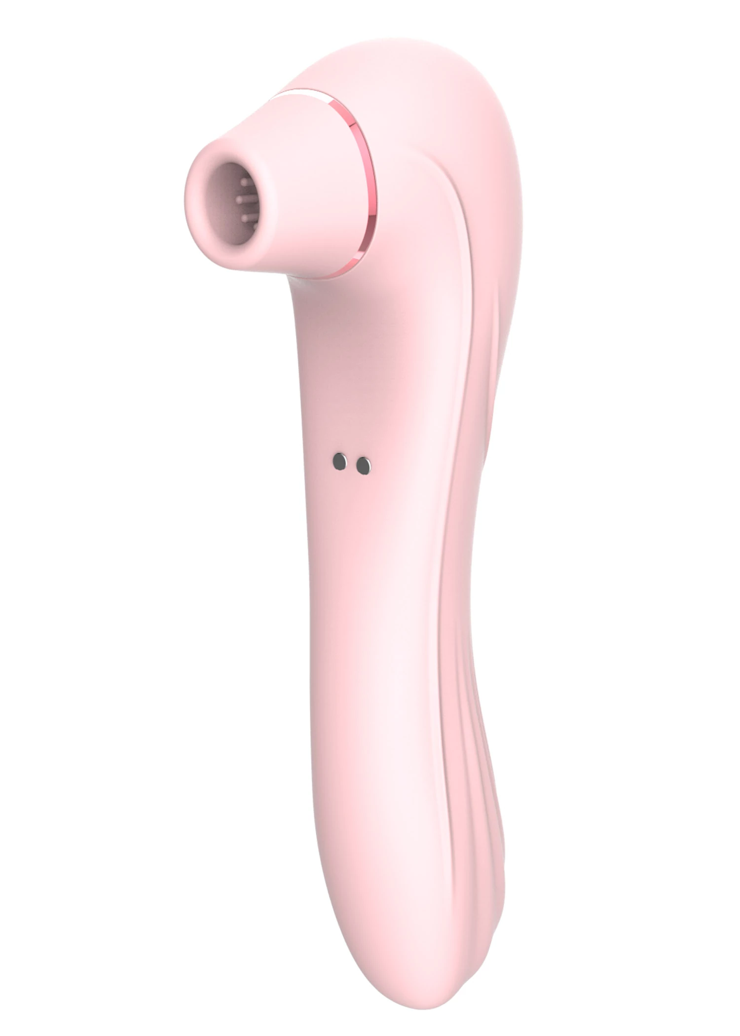 Boss Series - Sucking Massager - 10 funkciós, szilikon csiklóizgató vibrátor és masszírozó (USB) - pink