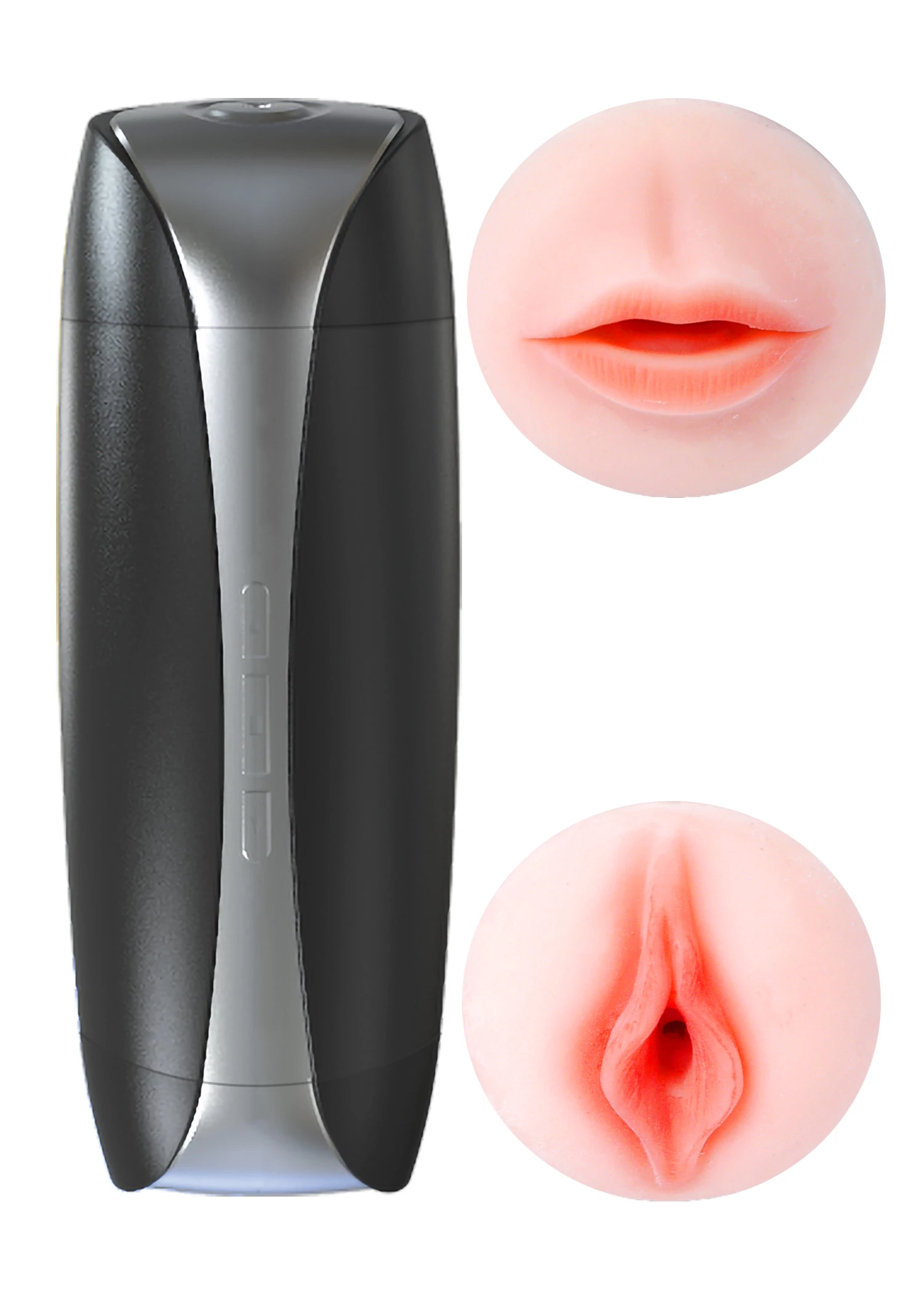 B-Series Lyla - Suzan Double Delight 2.0 - 36 funkciós, élethű vibrációs maszturbátor dupla végződéssel (USB)