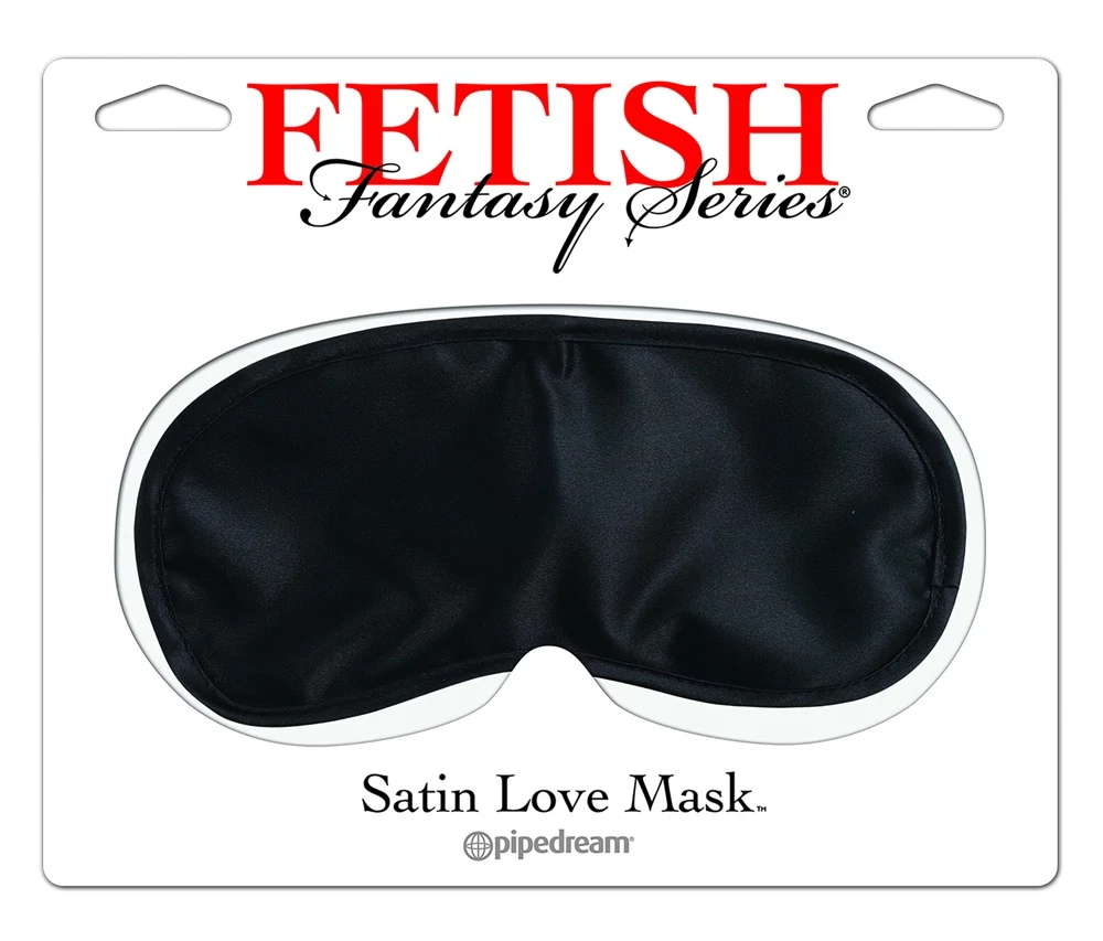 Fetish Fantasy Series - Satin Love Mask - szemtakaró (fekete)