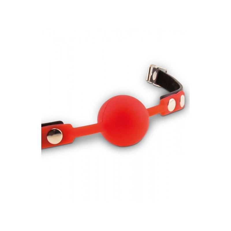 Fetish Dreams - Silicone Ball Gag - szilikon szájpecek (piros)