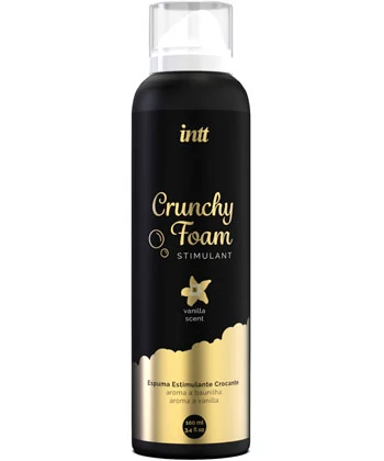 Intt - Crunchy Foam Stimulant - ízesített, hidratáló masszázshab (100ml) - vanília