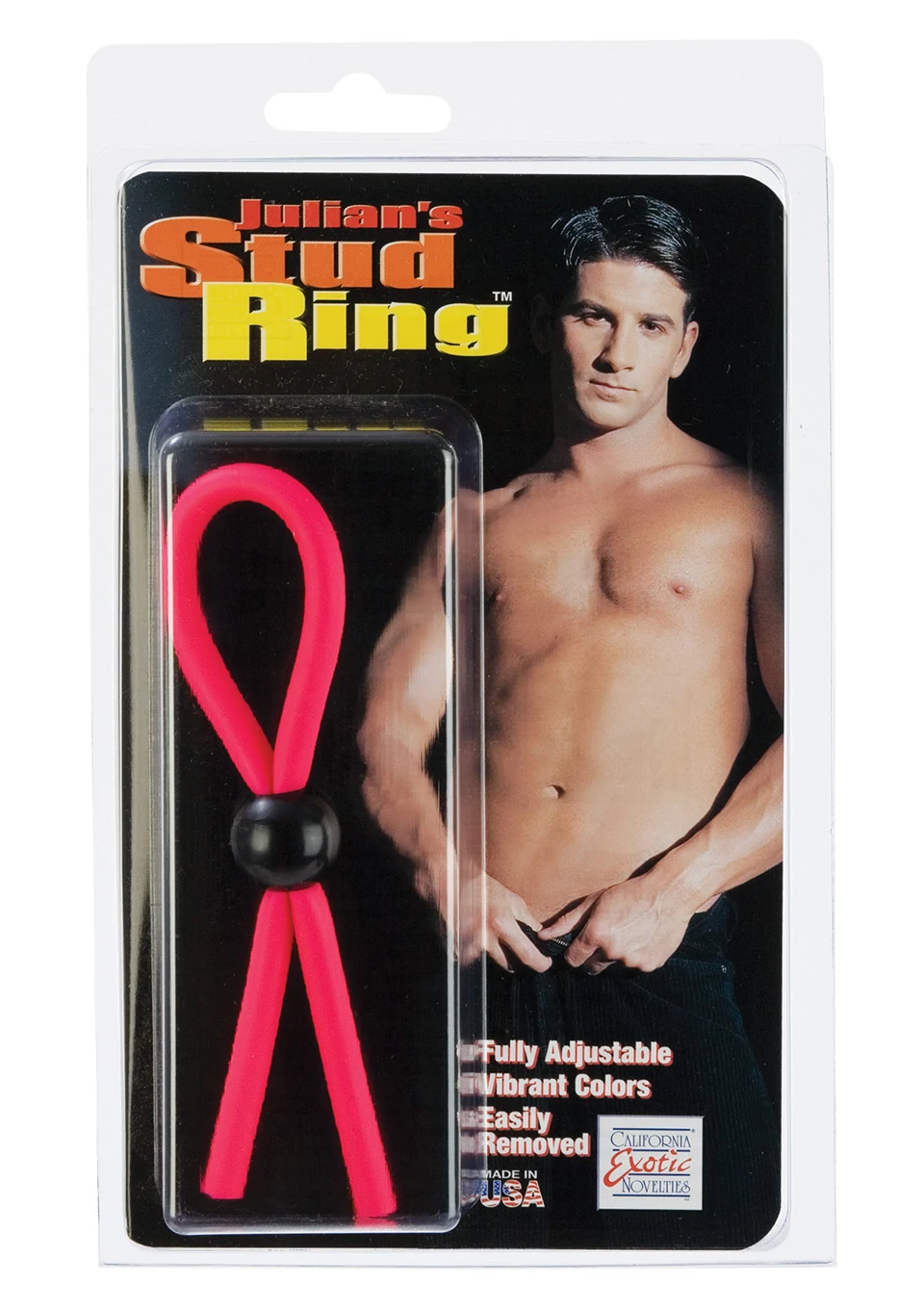 CalExotics - Julian's Stud Ring - állítható péniszgyűrű (multicolor)