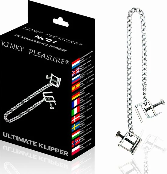 Kinky Pleasure - Ultimate Klipper - állítható mellbimbó csipesz