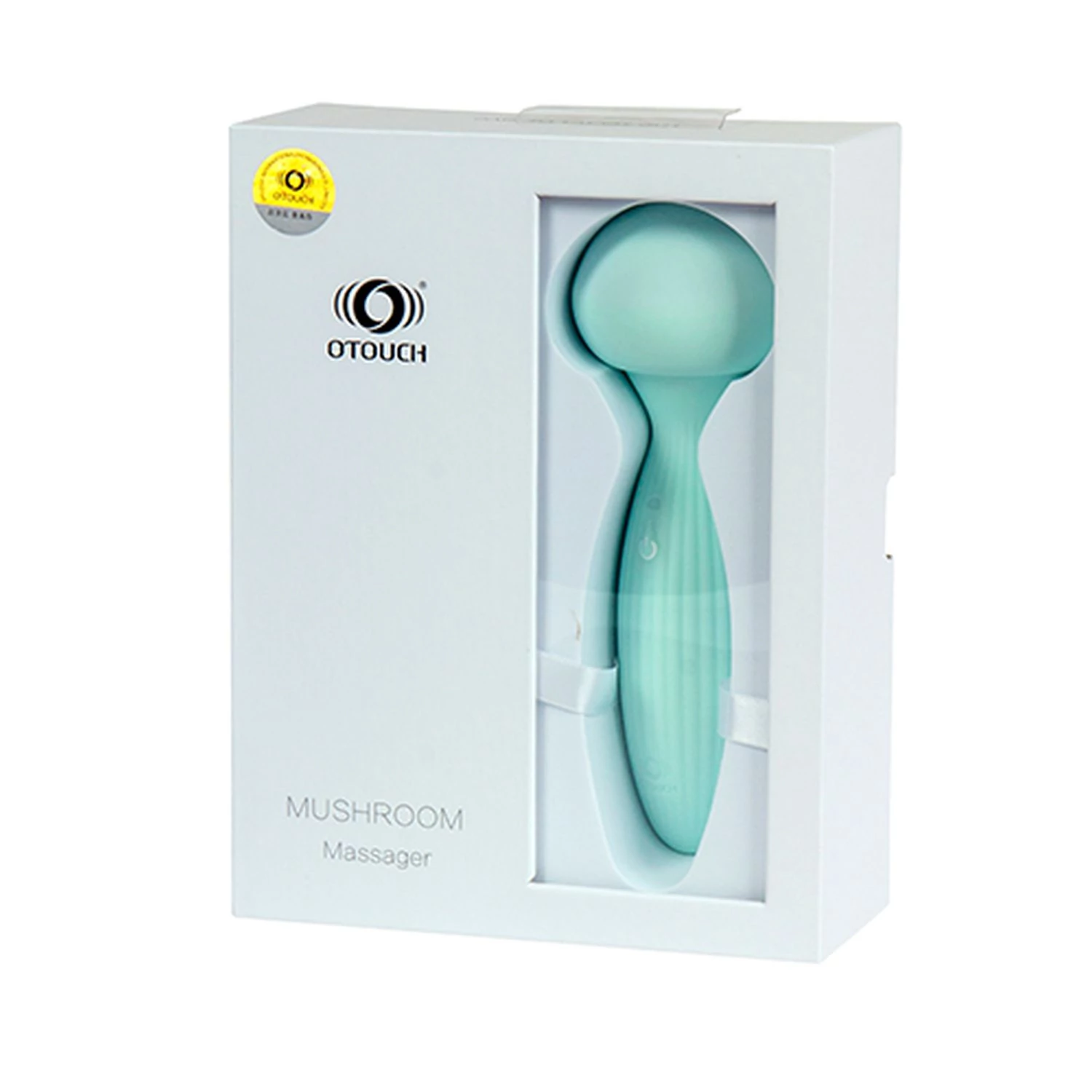 Otouch - Mushroom Massager - szilikon masszírozó vibrátor (USB) - menta